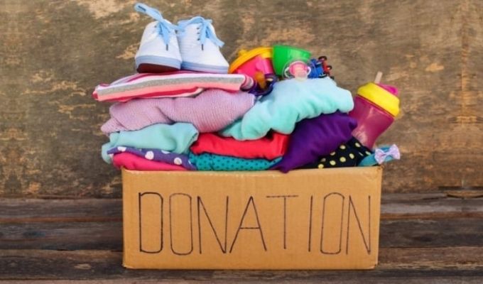 DONATION FOR CLOTHES AND BLANKET